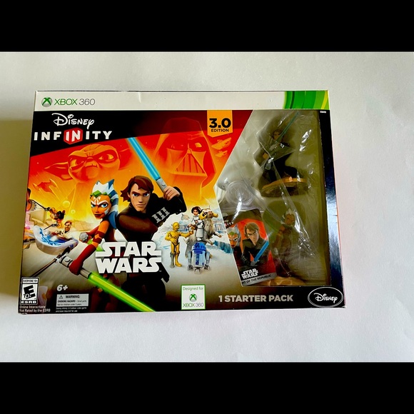 XBox 360 Disney Infinity STAR WARS Starter Pack 3.0 Edition in box. Pre-Used - Picture 1 of 4
